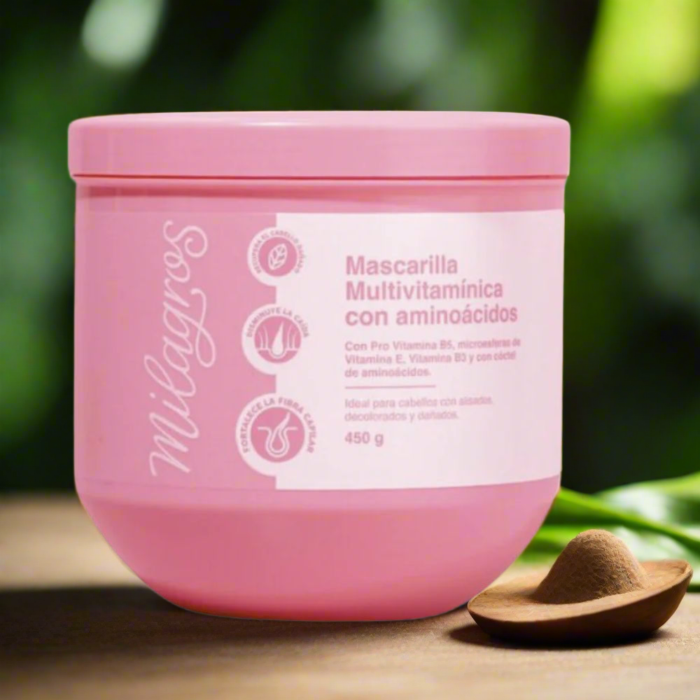 MASCARILLA CAPILAR MULTIVITAMINICA MILAGROS X 450G