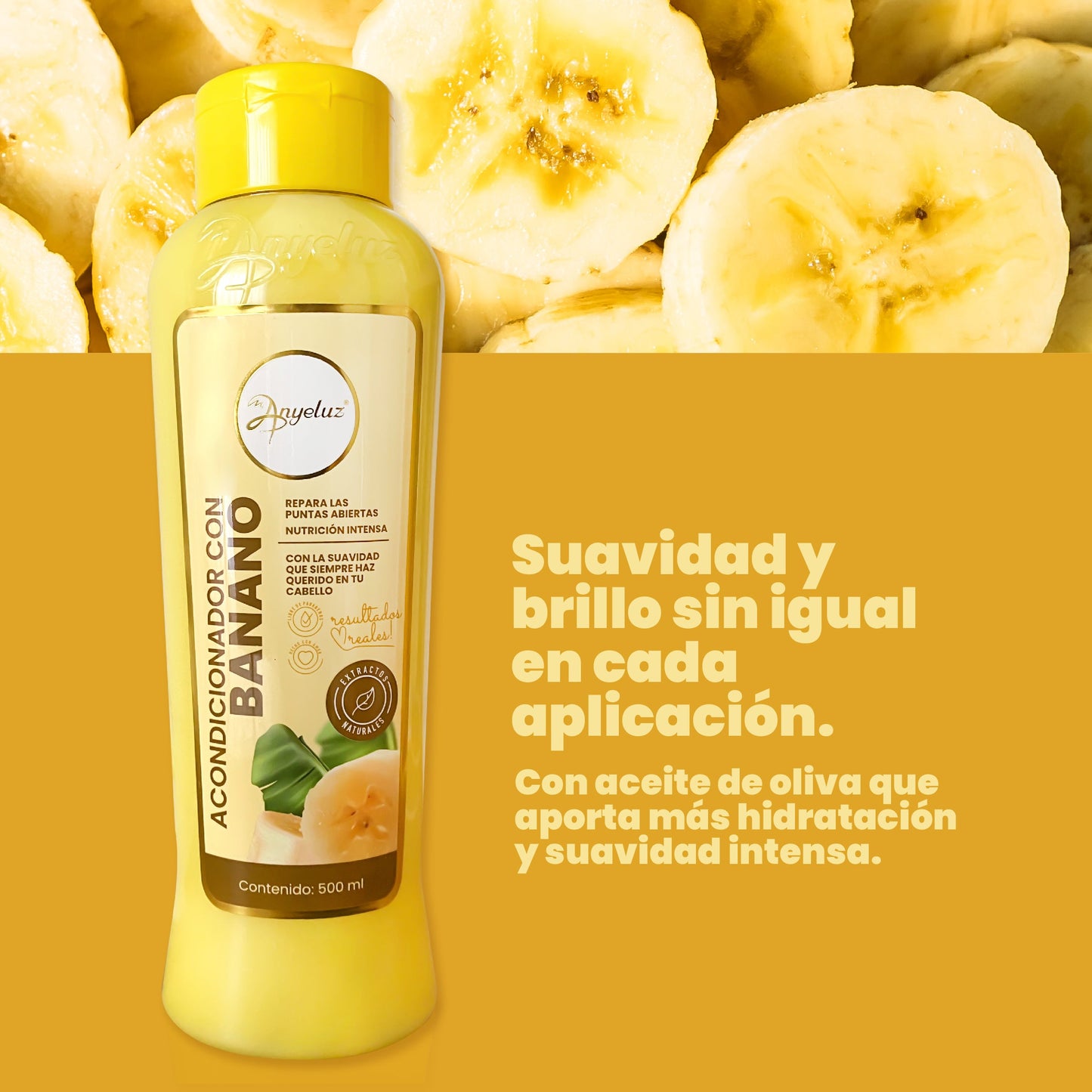 ACONDICIONADOR CON BANANO ANYELUZ X500ML