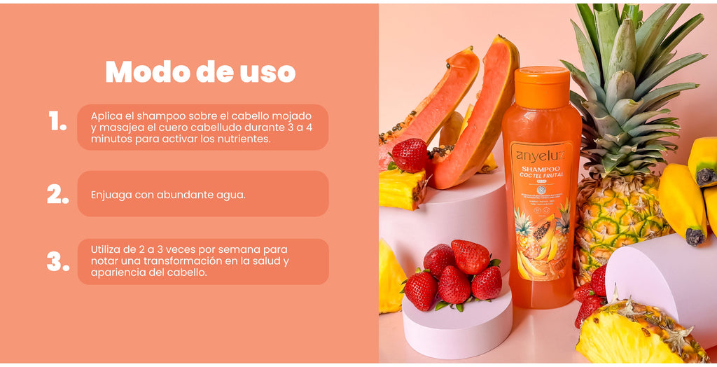 SHAMPOO CÓCTEL FRUTAL ANYELUZ
