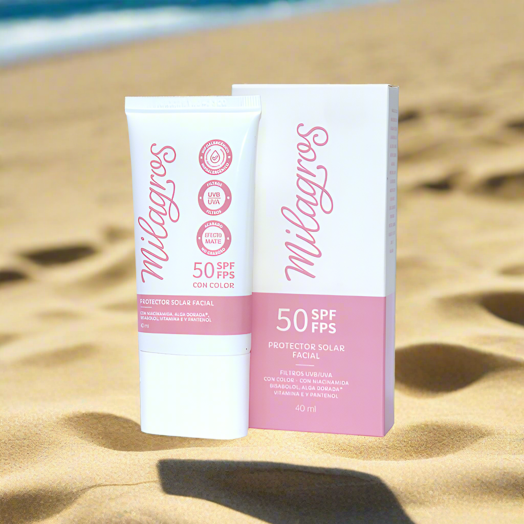 PROTECTOR SOLAR FACIAL CON COLOR