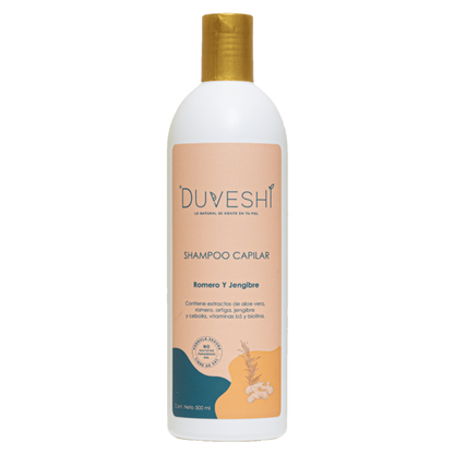 ANTI-HAIR LOSS SHAMPOO WITH ROSEMARY AND GINGER 500ML DUVESHI
