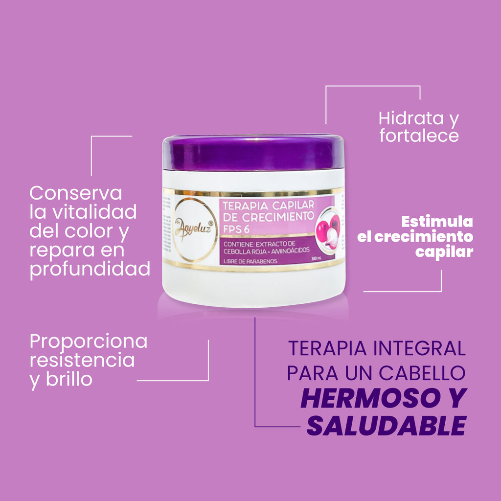 TERAPIA CAPILAR DE CRECIMIENTO CEBOLLA ANYELUZ