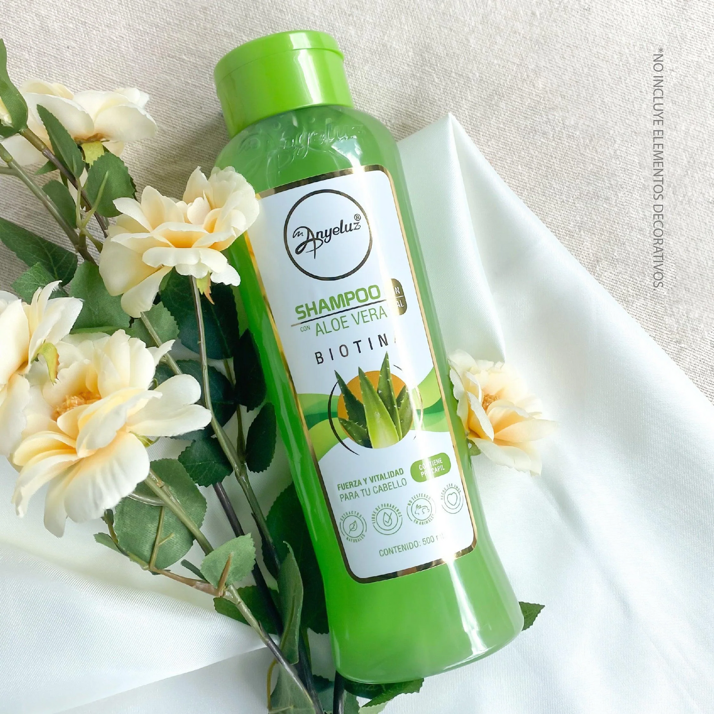 SHAMPOO CON ALOE VERA ANYELUZ 500ML