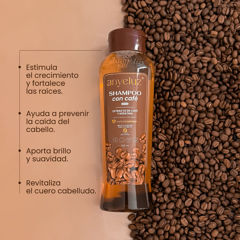 SHAMPOO CON CAFÉ ANYELUZ