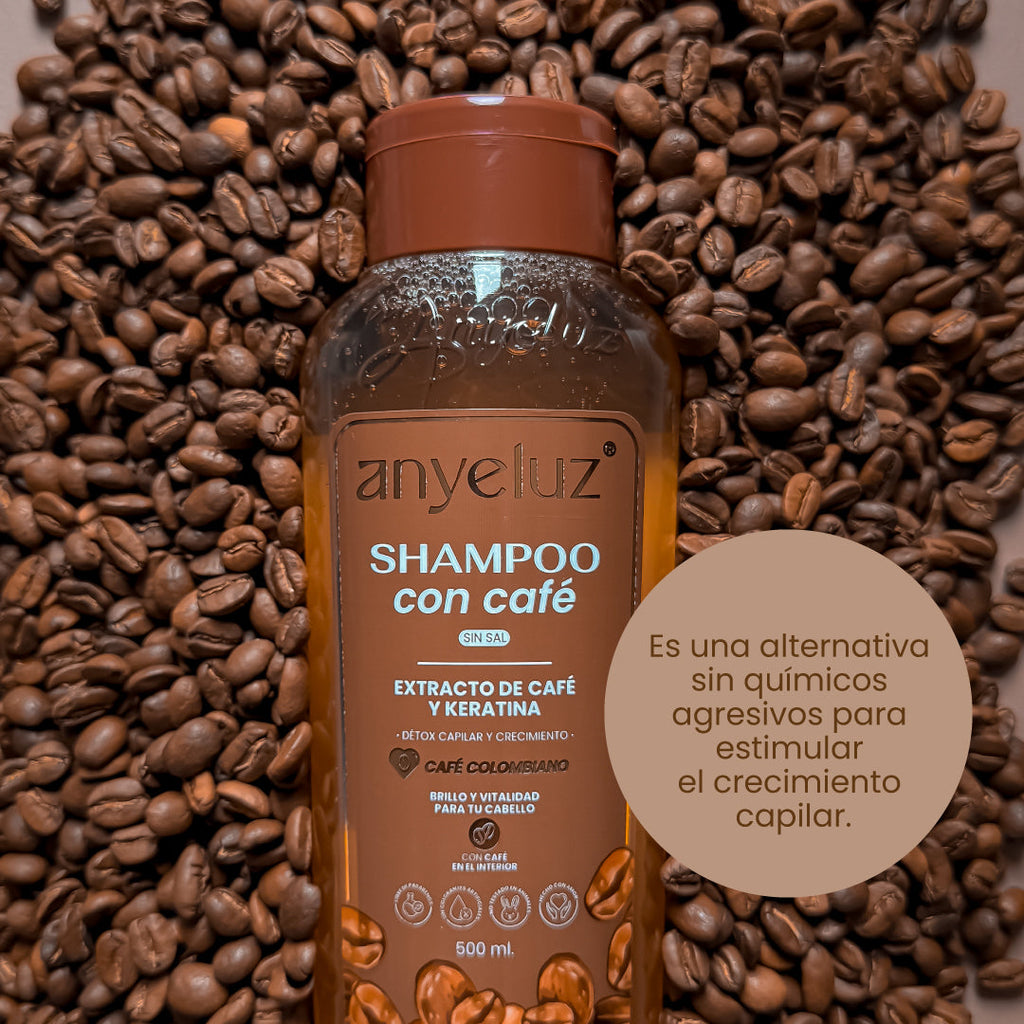 SHAMPOO CON CAFÉ ANYELUZ