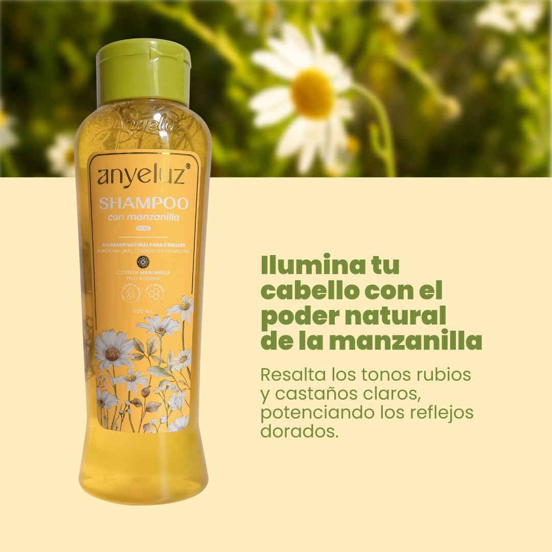 SHAMPOO CON MANZANILLA ANYELUZ