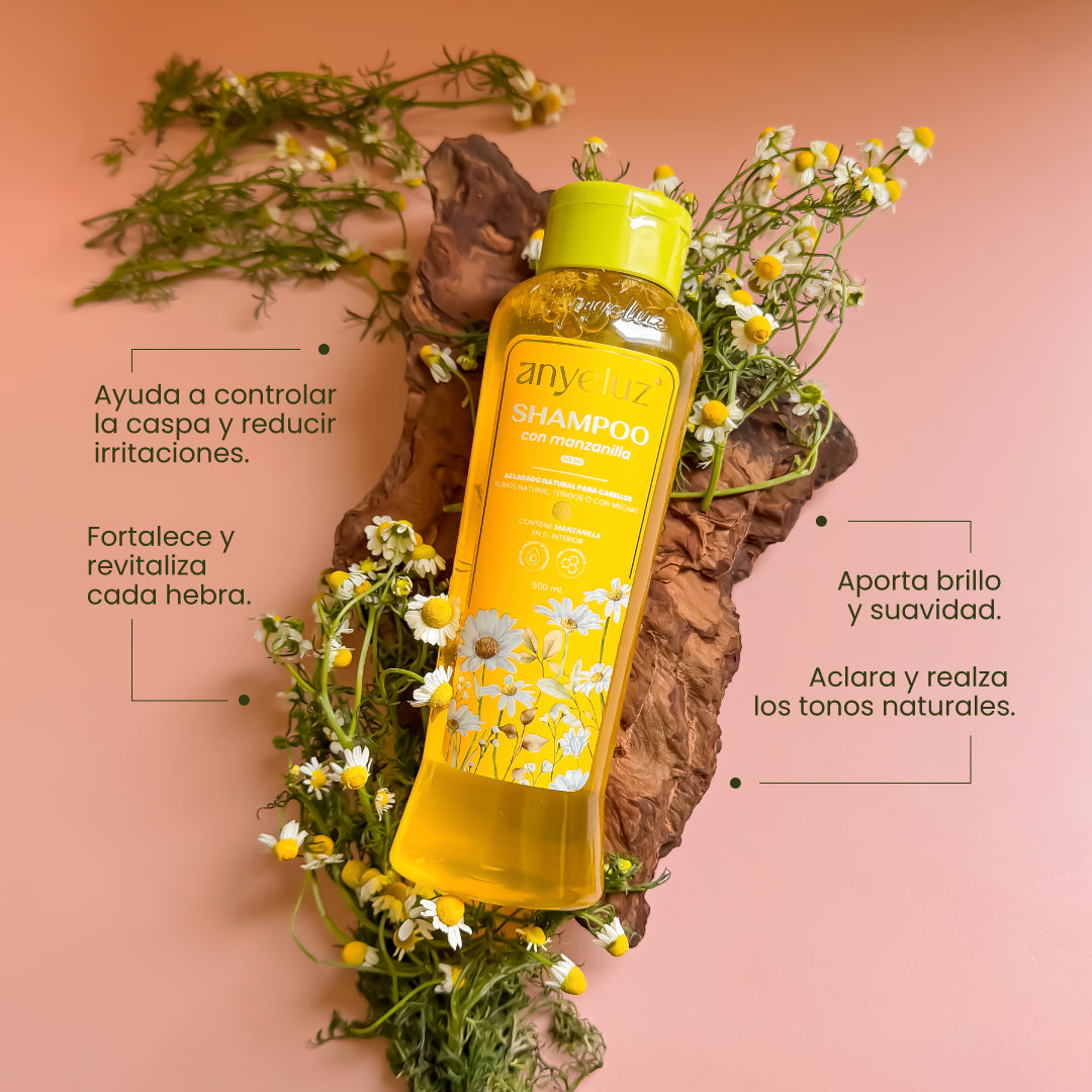SHAMPOO CON MANZANILLA ANYELUZ