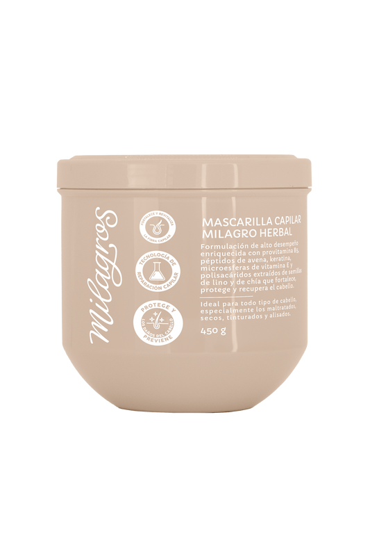 MASCARILLA CAPILAR MILAGRO HERBAL