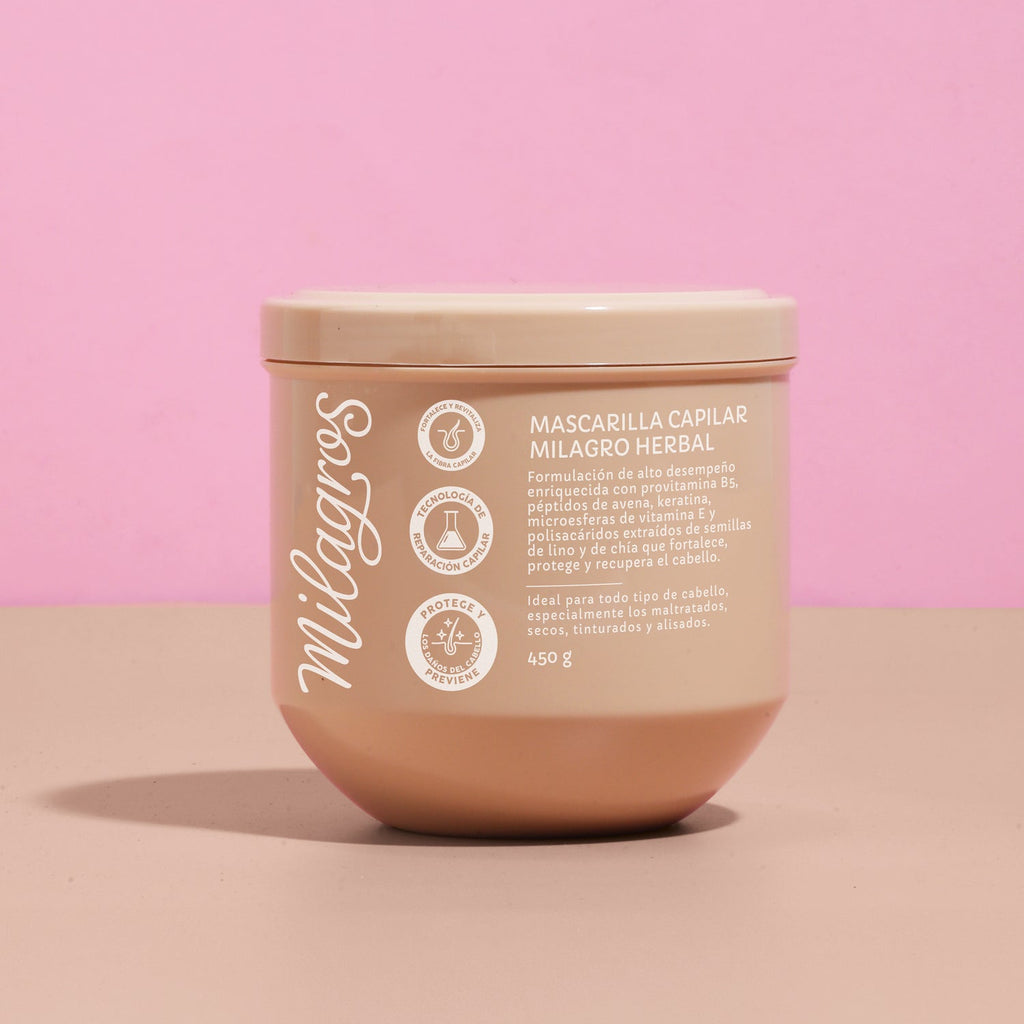 MASCARILLA CAPILAR MILAGRO HERBAL