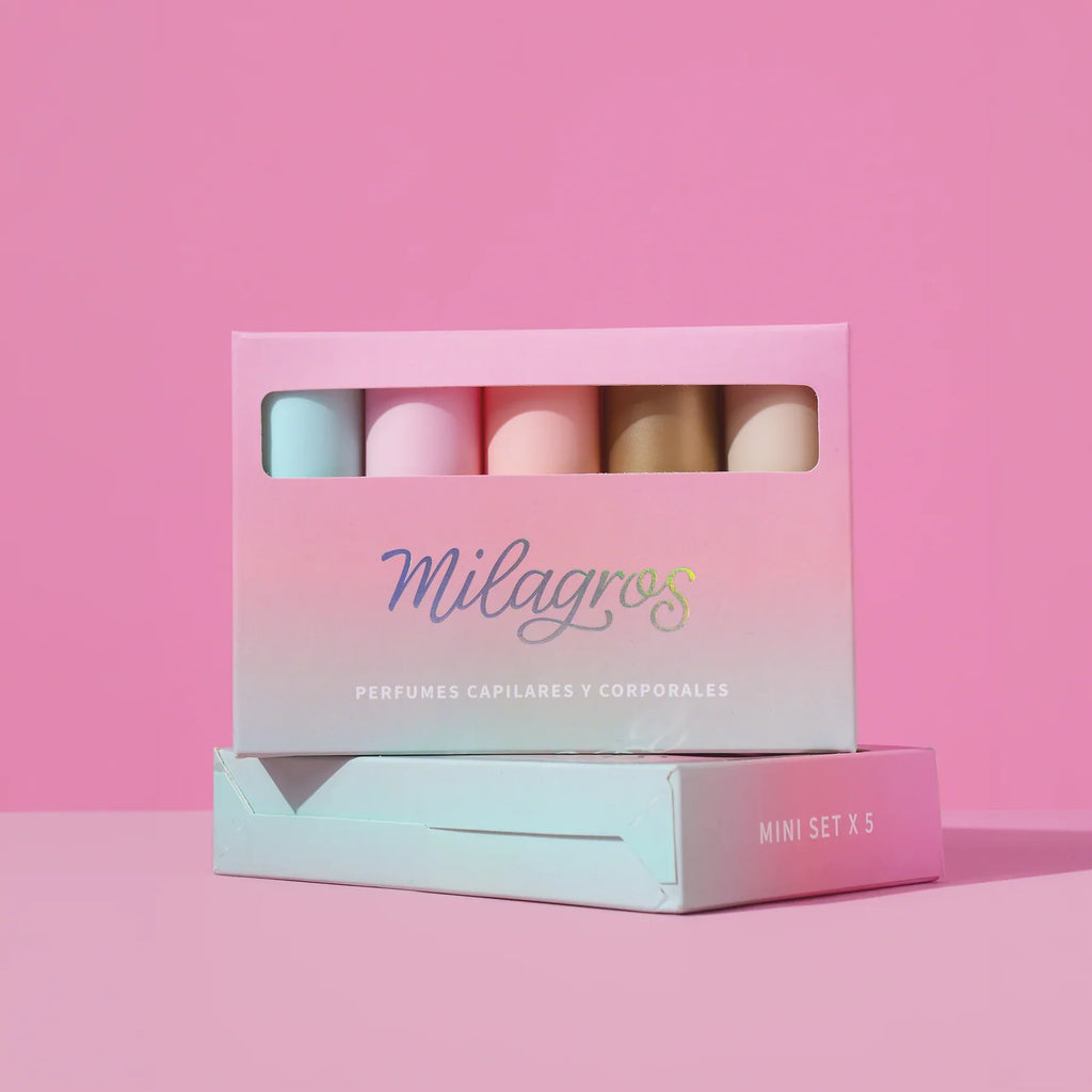 KIT MINI PERFUMES CAPILARES Y CORPORALES X 4 MILAGROS