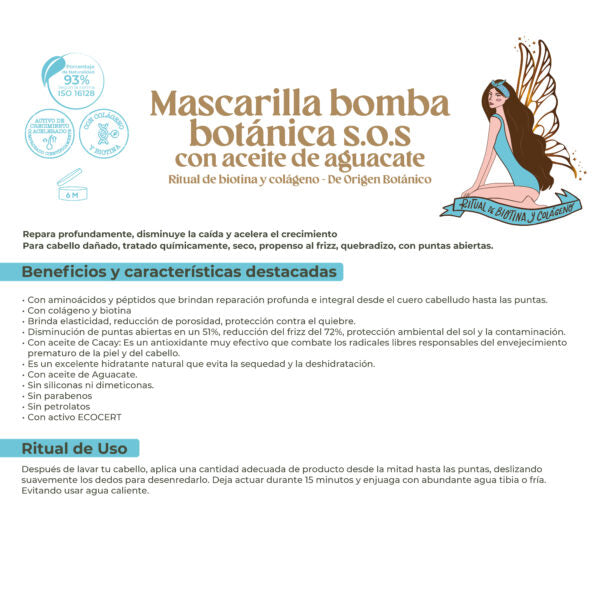 MASCARILLA BOMBA BOTANICA S.O.S RITUAL BOTANICO