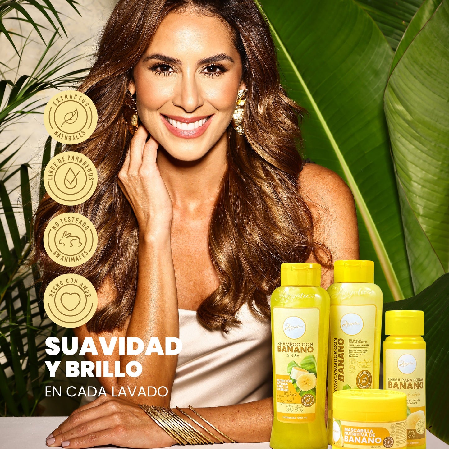 SHAMPOO CON BANANO ANYELUZ X500ML