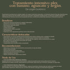 TRATAMIENTO INTENSIVO PLEX CON BANANO, AGUACATE Y ARGAN (RITUAL BOTANICO) X400ML