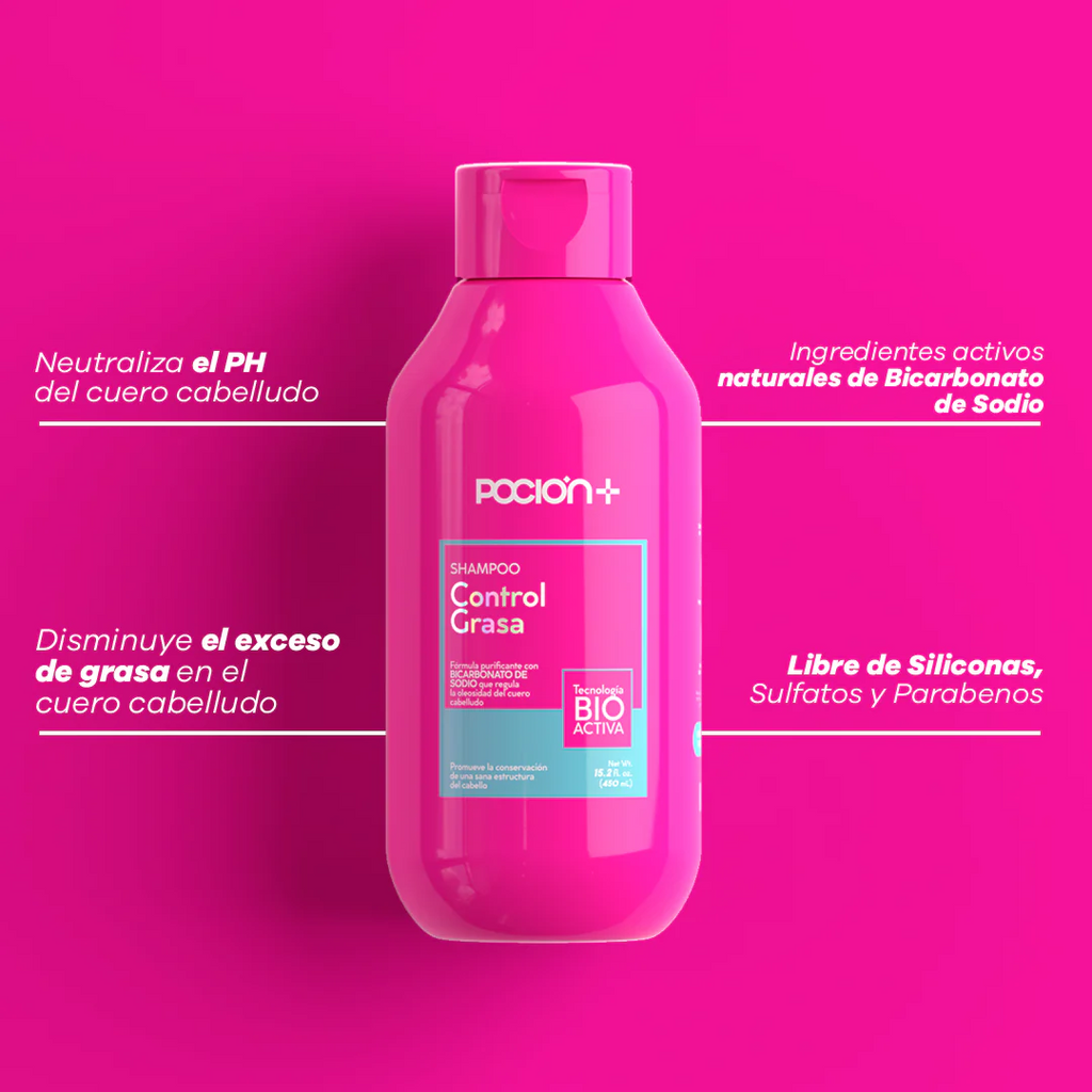 SHAMPOO CONTROL GRASA LA POCIÓN 450ML