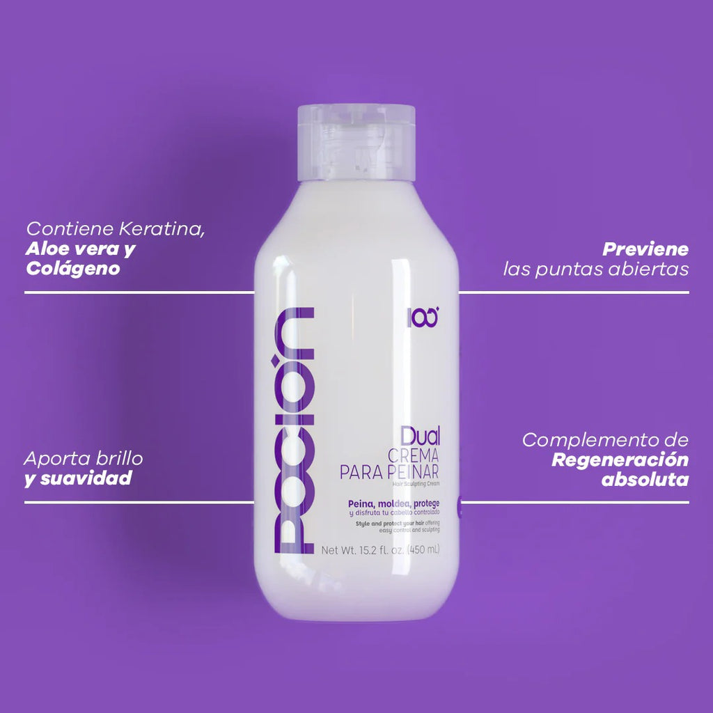 DUAL CREMA PARA PEINAR LA POCIÓN