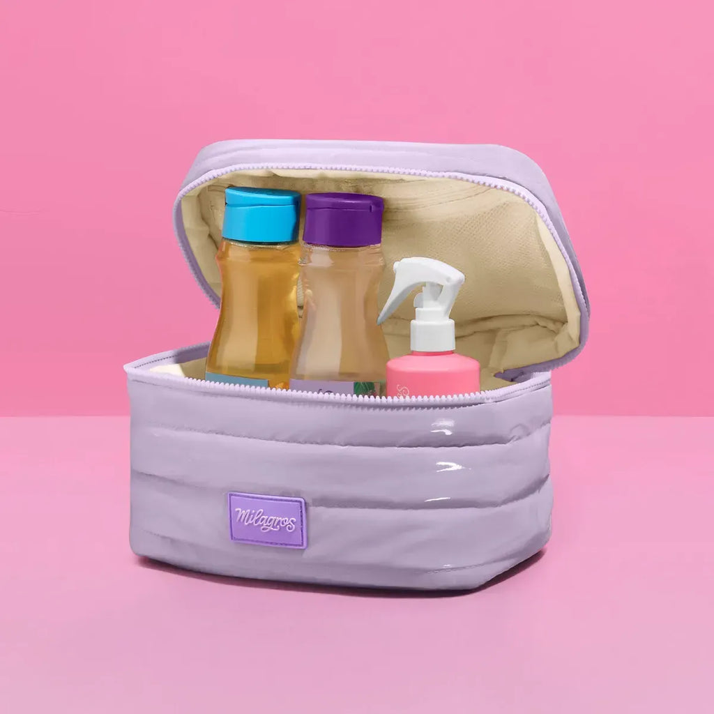 COSMETIQUERA MORADA EDICION LIMITADA MILAGROS