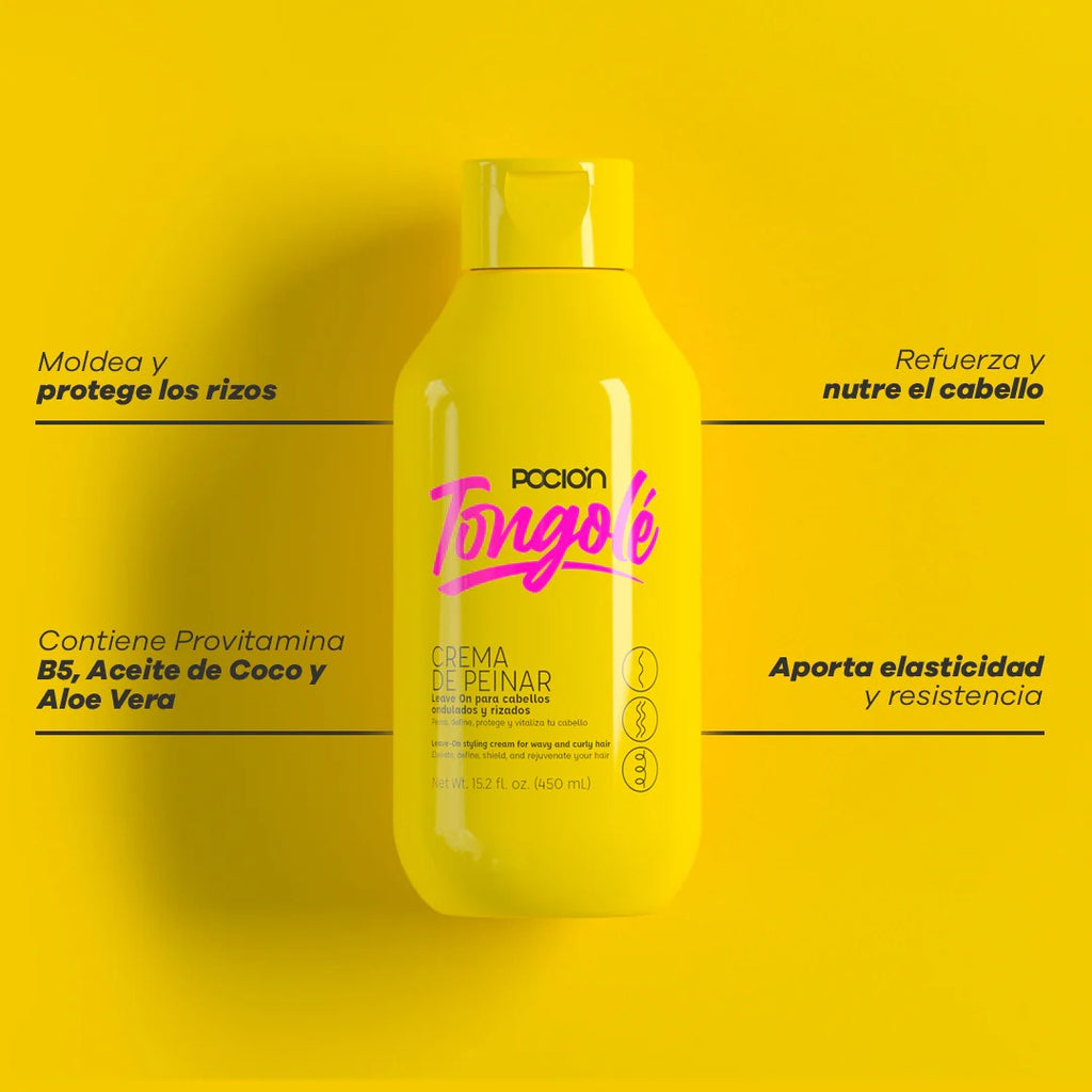 CREMA PARA PEINAR LEAVE ON TONGOLÉ LA POCIÓN 450ML
