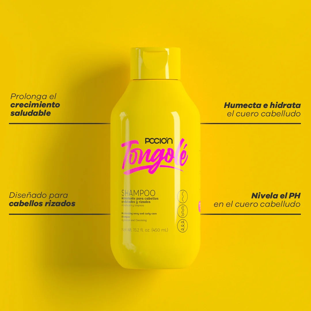 SHAMPOO PARA RIZOS TONGOLÉ LA POCIÓN 450ML